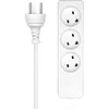 ProXtend Danijos IT Power Strip 3- way 3 lizdai 3 m baltos spalvos (KIT3-KIT03W)