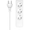 ProXtend Danish IT Power Strip 3-way 3 lizdai 4 m balta (KIT3-KIT04W)
