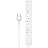 ProXtend Danų IT Power Strip 6- way 6 lizdai 4 m baltos spalvos (KIT6-KIT04W)