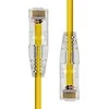 ProXtend Ultra Slim CAT6 U/UTP CU LSZH Ethernet kabelis Geltona 3m