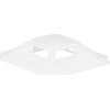Organizer ProXtend ProXtend Self Adhesive Cable Clips 25mm x 25mm Baltas 50pcs in a bag