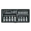 Galvučių rinkinys 1/4"+1/2" TX PROXXON