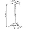 ART RAMP P-102S ART laikiklis P-102 40-62cm iki projektoriaus sidabrinis 15KG sidabrinė