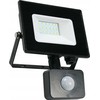 Prožektorius Lumax LED prožektorius Lumax Heda Floodlight HFL120NS 20W 1600lm 4000K 120° IP44 PIR judesio jutiklis juodas