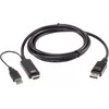 Aten 2L-7D02HDP True 4K 1.8M HDMI į DisplayPort kabelis | Aten | Tikras 4K 1.8M HDMI į DisplayPort kabelis | 2L-7D02HDP