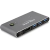 „Delock“ „DisplayPort KVM“ jungiklis, 8K, 30 Hz, su USB, 5 Gbps