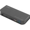 Assmann Electronic Assmann elektroninis DIGITUS KVM jungiklis 2x1 DP DP/HDMI OutUSB 4Kx2K60Hz