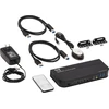 Przełącznik Eaton Eaton Tripp Lite series DisplayPort USB KVM Switch 2-Port 4K 60Hz HDR DP 1.4 USB Cables - KVM-/Audio-/USB-Switch - 2 x KVM/Audio/USB - 1 lokaler Benutzer - Desktop