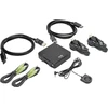„Eaton Tripp Lite“ serijos 2 prievadų „DisplayPort 1.2“ KVM komutatorius, bendrinamas per USB, 4K x2K, 3840 x 2160 – KVM / garso / USB komutatorius – 2 x KVM / garso / USB – 1 vietinis vartotojas – darbalaukio versija