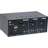 Przełącznik InLine® Desktop KVM Switch, 2-port, Dual Monitorius, Displayport 1.2 + HDMI 2.0, 4K, USB 3.0, Audio