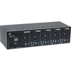 „InLine“ KVM darbalaukio perjungiklis, 4 prievadų, dviejų monitorių, HDMI 2.0, 4K, USB 3.0, garso