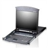 ATEN KL1508AN KVM komutatorius, 48 cm TFT, VGA, PS/2-USB per Cat 5, 8 prievadai, FR išdėstymas