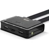 KVM jungiklis - LINDY 2 Prievadų HDMI 4K60, USB Type C KVM jungiklis, 3840x2160@60Hz, Juodas