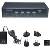 Startechcom StarTech P4AD122-KVM-SWITCH/4-PORT DISPLAYPORT KVM SWITCH