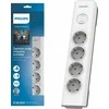 „Philips“ viršįtampio apsauga SPN7040WA/58, 4 lizdai, 2 m maitinimo laidas, 600 džaulių apsauga nuo viršįtampių