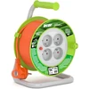 Prailginimo laidas SUVIJAMAS ACAR PZ-4Z/OTM H05VV-F 3Gx1.0 15M SU APSAUGINIU KONTAKTU ORANŽINIS M01897