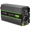 QOLTEC 51937 grynos sinusinės bangos keitiklis, monolitinis / 600 W / 1200 W / 24 V–230 V