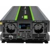 Qoltec Monolith įtampos keitiklis | 3000W | 6000W | 24V į 230V | gryna sinusinė banga | LCD