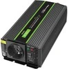 QOLTEC 51937 grynos sinusinės bangos keitiklis, monolitinis / 600 W / 1200 W / 24 V–230 V