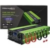 QOLTEC 51943 grynos sinusinės bangos keitiklis, monolitas / akumuliatoriaus įkroviklis / UPS / 4000 W / 2000 W / 12 V iki 230 V / LCD