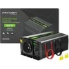 QOLTEC 51936 grynos sinusinės bangos keitiklis, monolitinis / 300 W / 600 W / 24 V–230 V