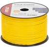 Viengyslis CCA kabelis, geltonas, 1x1mm² 100m 5A 12/230V AMIO-04448
