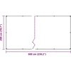 Skaidrus brezentas su ąselėmis 2x6 m PVC