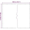 Skaidrus brezentas su ąselėmis 5x10 m PVC