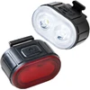 Przydasie Lampka Dviračio žibintas priekyje ir gale LED, galinga baterija priekinio dviračio komplektui - ER1030