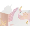 PartyDeco Pudełka n/przekšski Zamek_Unicorns mix A6 52031