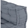 Modulinė kampinė sofa Pilka 70 x 70 x 56 cm audinys