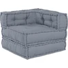 Modulinė kampinė sofa Pilka 70 x 70 x 56 cm audinys
