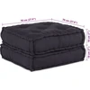 Modulinė sofa 2 vnt. Audinys Antracito 140 x 70 x 36 cm