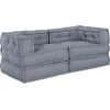 Modulinė sofa 2 pcs Pilka 140 x 70 x 56 cm audinys