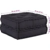 Modulinė sofa, antracito spalvos, 70x70x36 cm, audinys