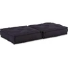 Modulinė sofa, antracito spalvos, 70x70x36 cm, audinys