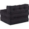 Modulinė sofa, antracito spalvos, 70x70x54 cm, audinys