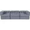 Modulinė sofa 3 pcs Pilka audinys