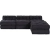 Modulinė sofa 4 pcs Antracitas audinys