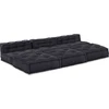 Modulinė sofa 4 pcs Antracitas audinys