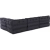 Modulinė sofa 4 pcs Antracitas audinys