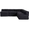 Modulinė sofa 4 pcs Antracitas audinys