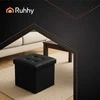 Folding pouffe juodas Ruhhy 25779