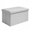 Pilkas aksominis pufas 60x30x30 cm Ruhhy 25994