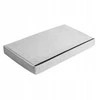 Pilkas aksominis pufas 60x30x30 cm Ruhhy 25994