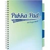 Pukka Project Book Seafoam A4/100K grotelės jūros spalvos (3 vnt.)