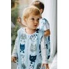 PULP BAMBOO Baby miegmaišis su 2 TOG kojinėmis - Mėlyna Cats - nuo 0,6 m iki 2,5 m