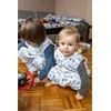 PULP BAMBOO Baby miegmaišis su 2 TOG kojinėmis - SPALVOTAS SAFARI nuo 6m iki 2,5l