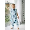 PULP BAMBOO Baby miegmaišis su kojelėmis 2 TOG - Mėlyna Cats - nuo 2l iki 4l