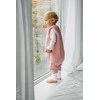 PULP BAMBOO Muslin miegmaišis su izoliacija ir kojomis Rožinė TOG 2,5 nuo 6m iki 2,5m.
